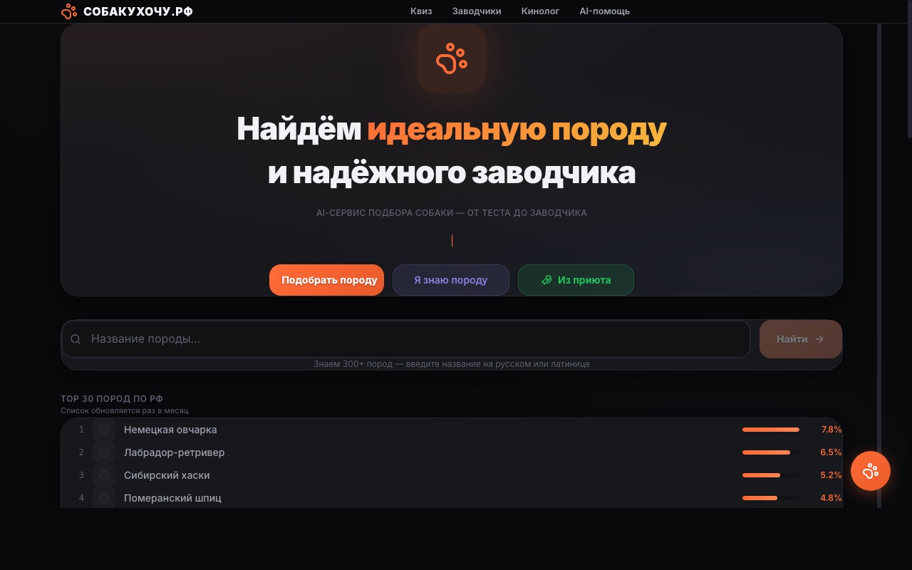 Собаку Хочу